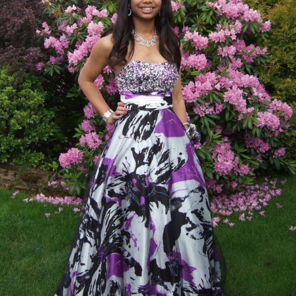 Paint Splatter Prom Dress!